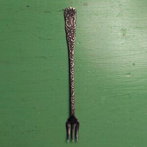 Vintage Silver Monogrammed olive/pickle fork